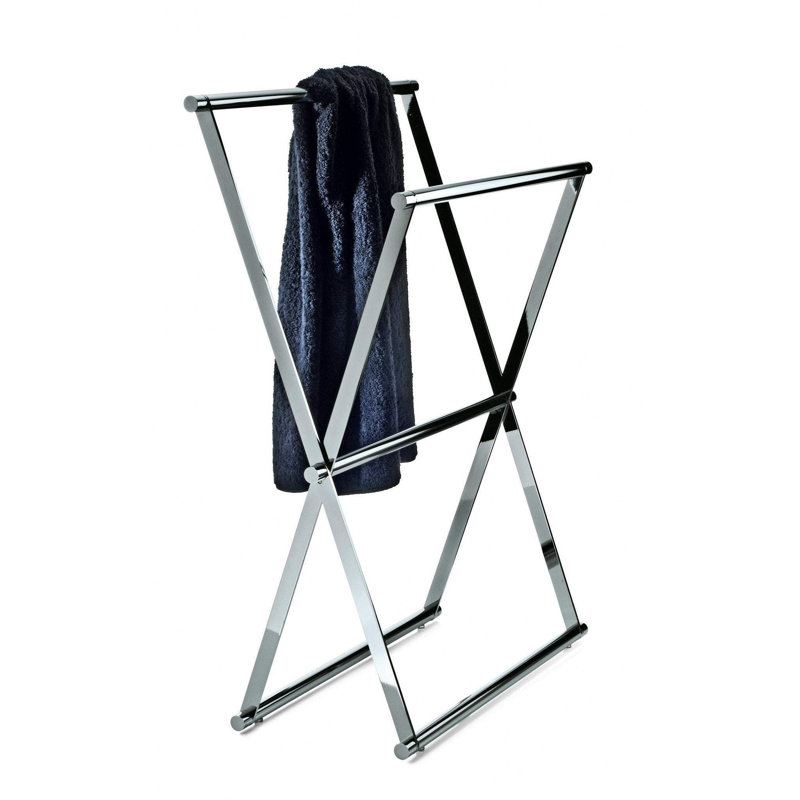 AGM Home Store Folding Double Free Standing Towel Rack Wayfair